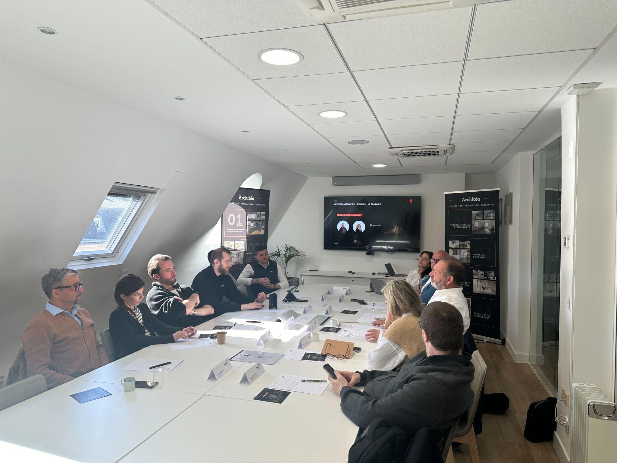 photo lors de la réunion régionale nord