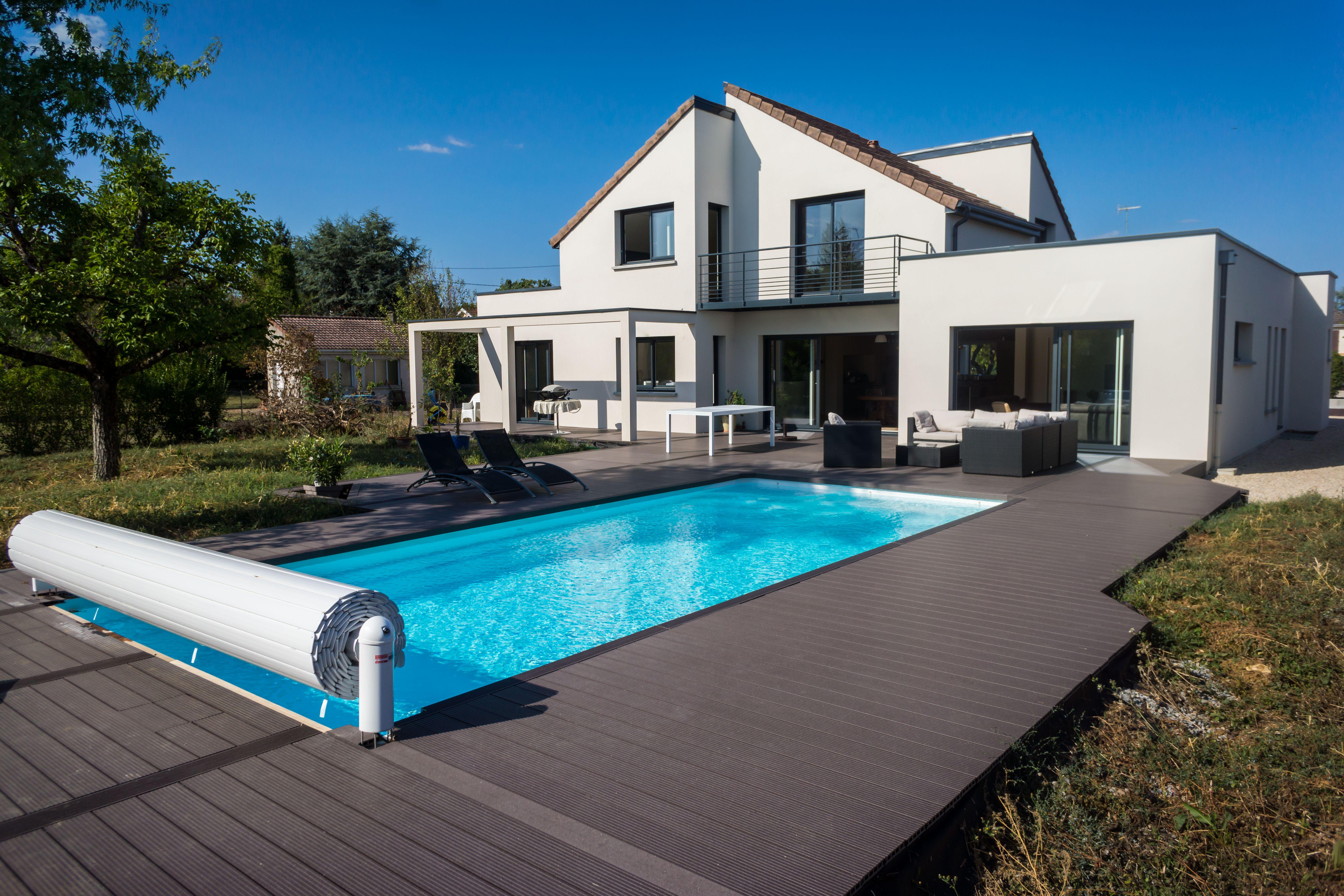 vue de piscine installée par Architéa Albi / Gaillac