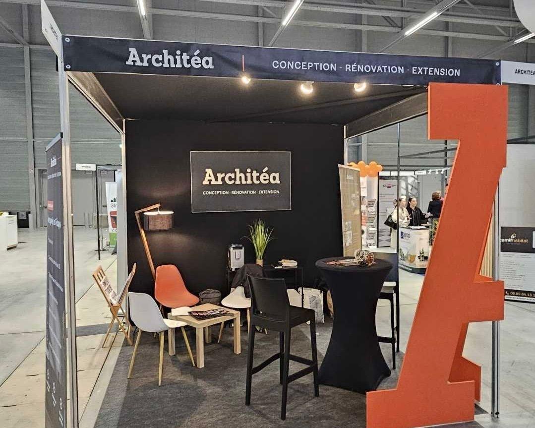 Stand de l'Atelier Architéa Strasbourg au Salon de l'Habitat