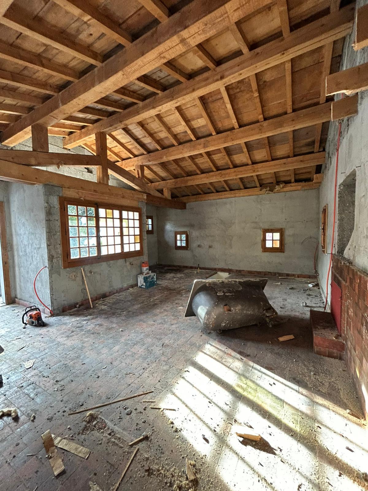 Projet en cours d'une rénovation de chalet pour Architéa Mont Blanc - Léman