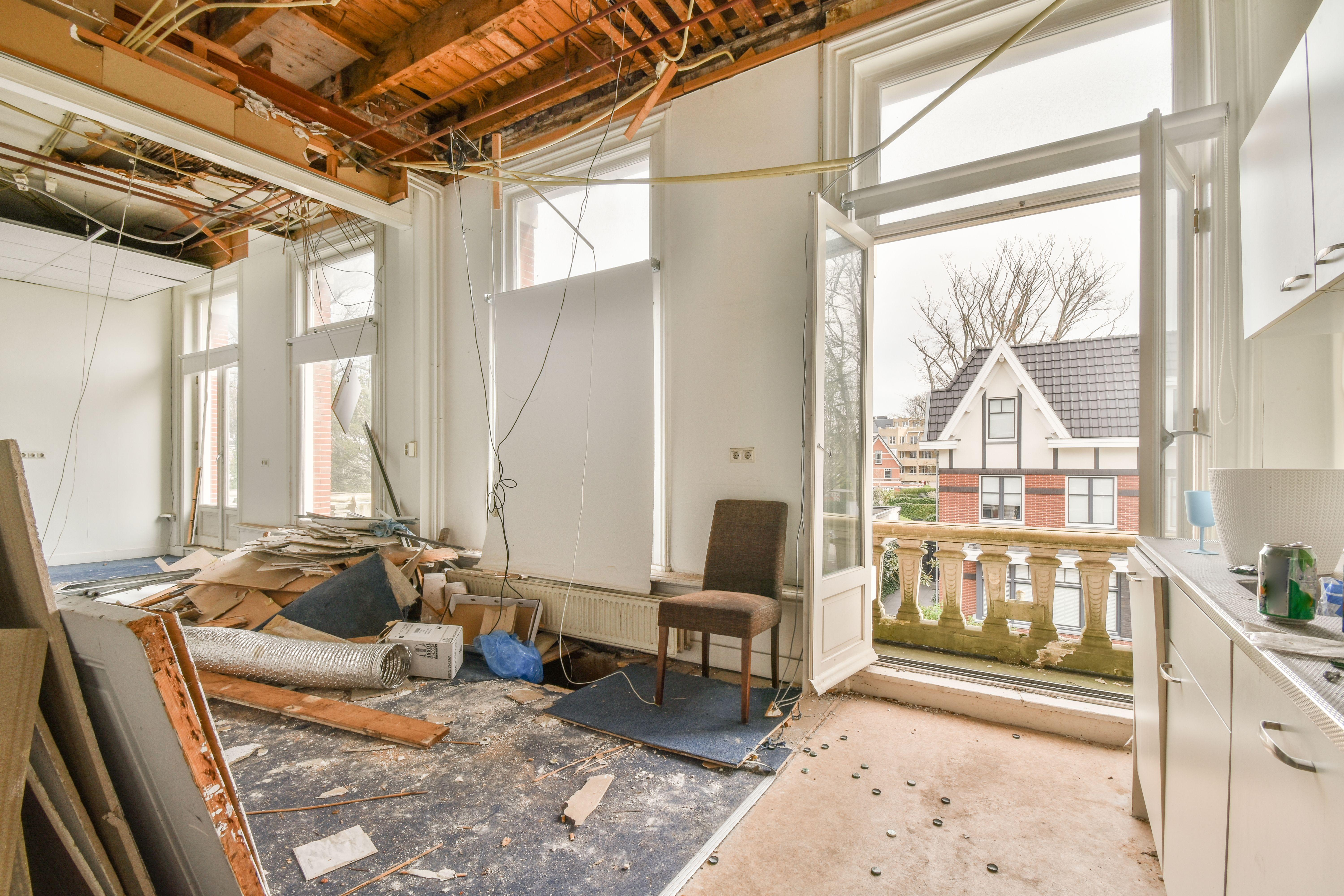 Travaux de rénovation dans un appartement