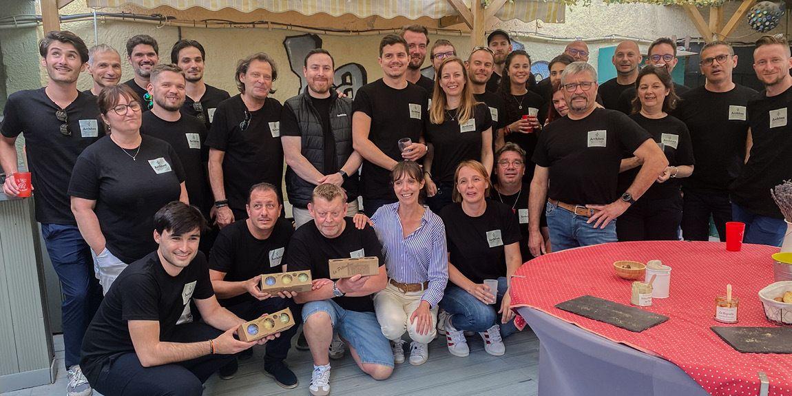 Remise des prix du tournoi de pétanque au Boulodrome du Panier