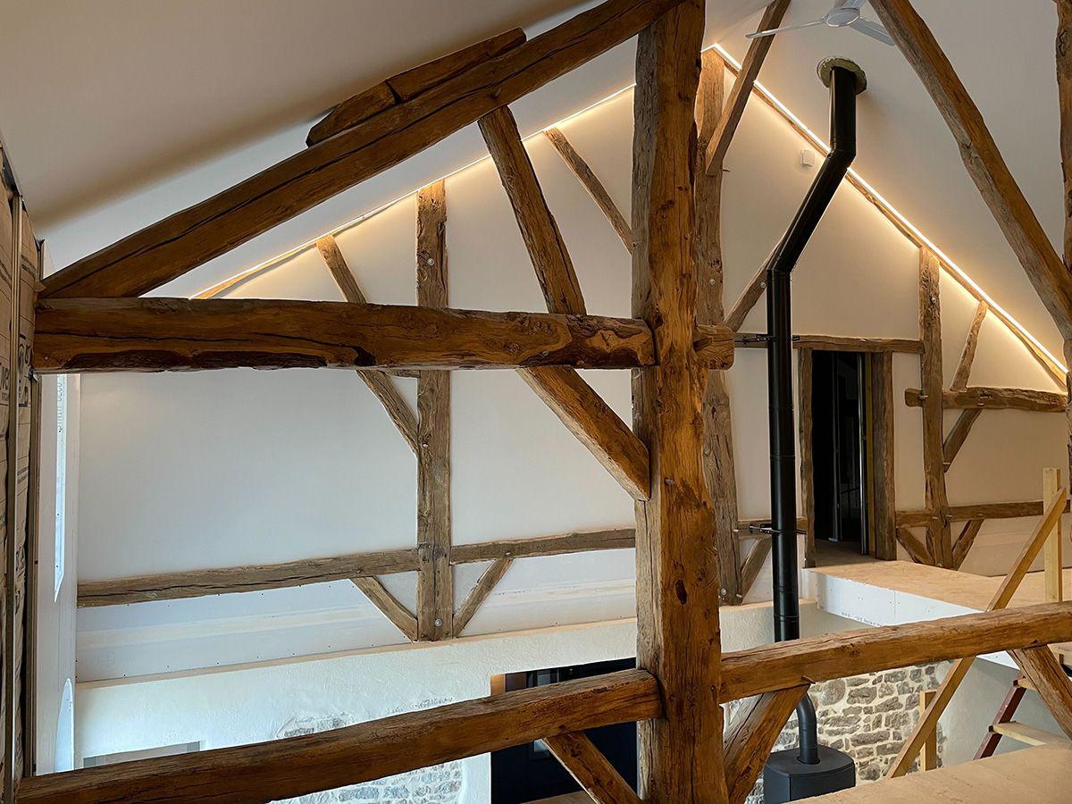 vue de la ferme rénovée par Architéa Lons le Saunier