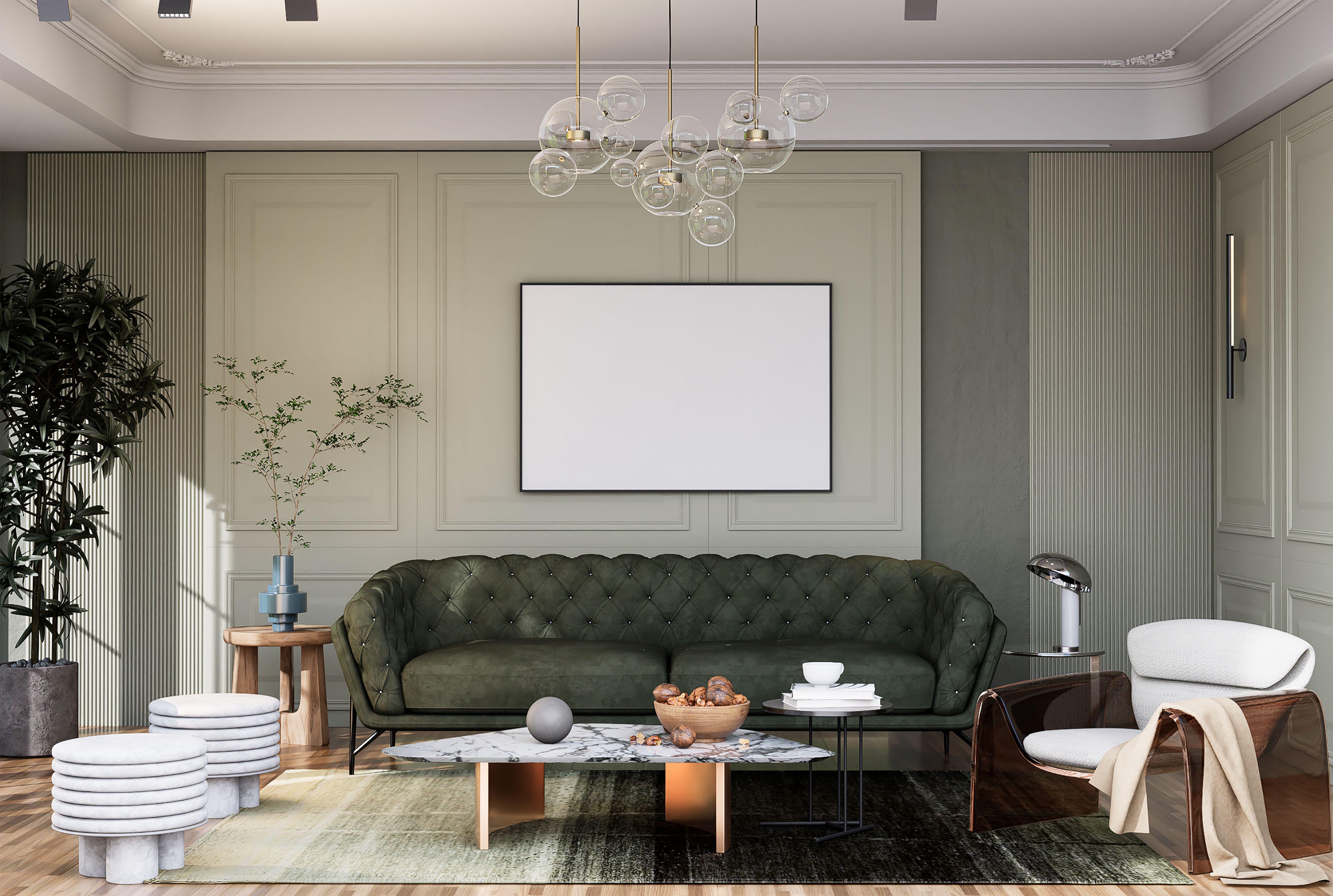Un salon aux proportions et couleurs harmonieuses