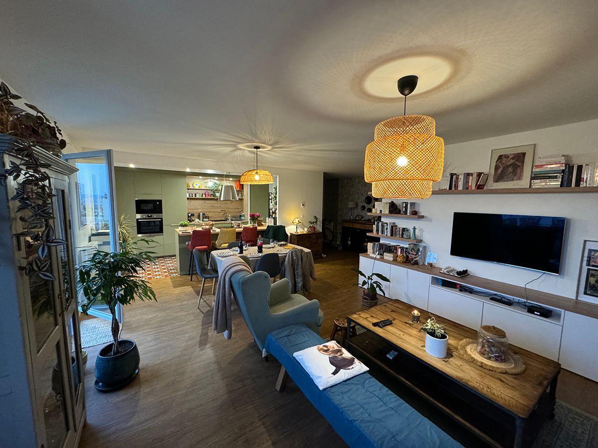 vue intérieure d'un appartement rénové par Architéa Lyon-Sud