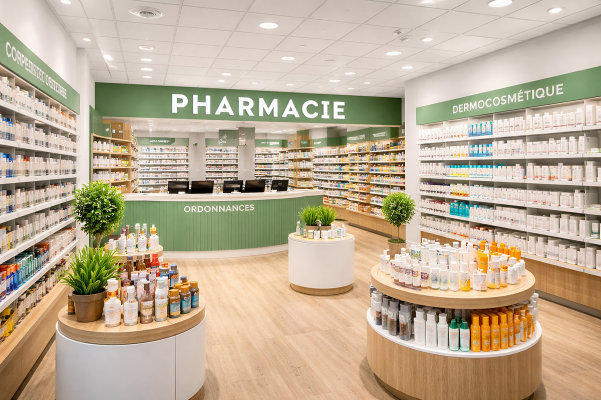 Pharmacie rénovée