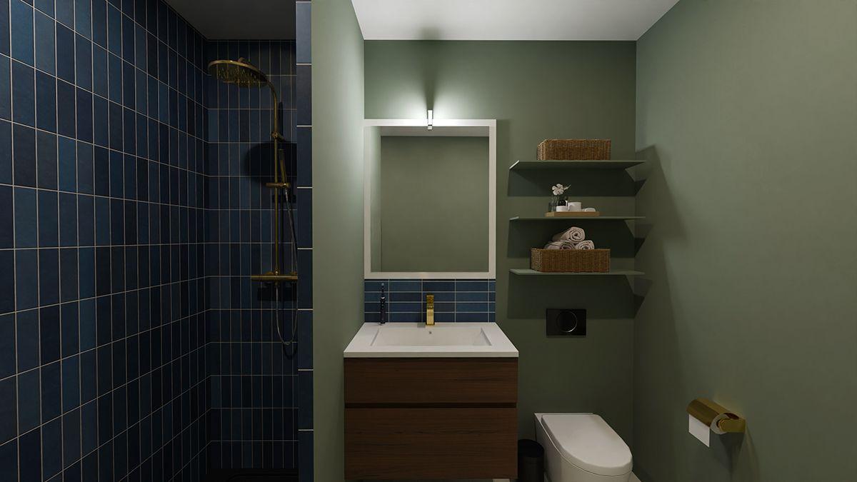 salle de bain rénovée