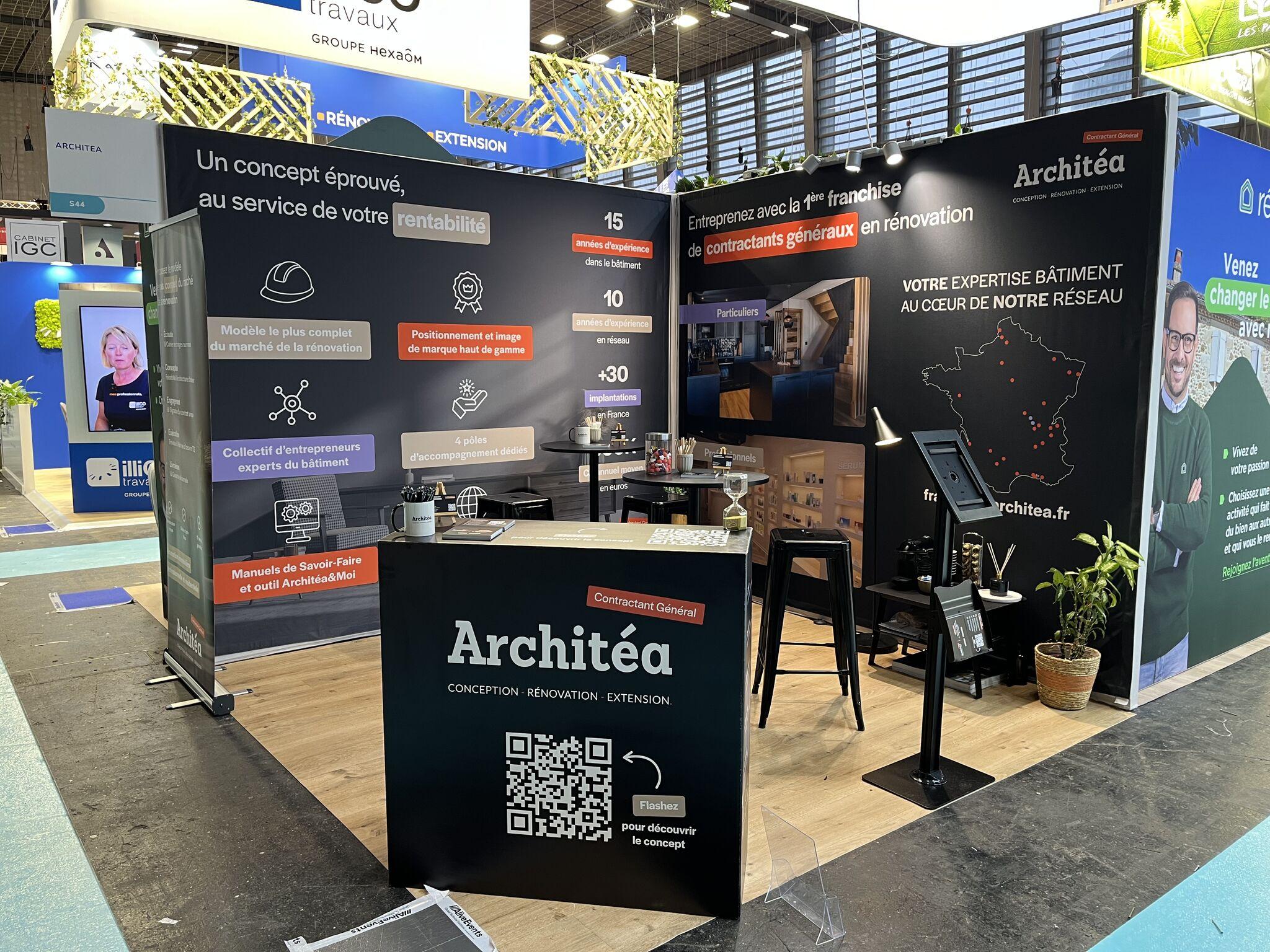 Stand franchise expo Ă Paris