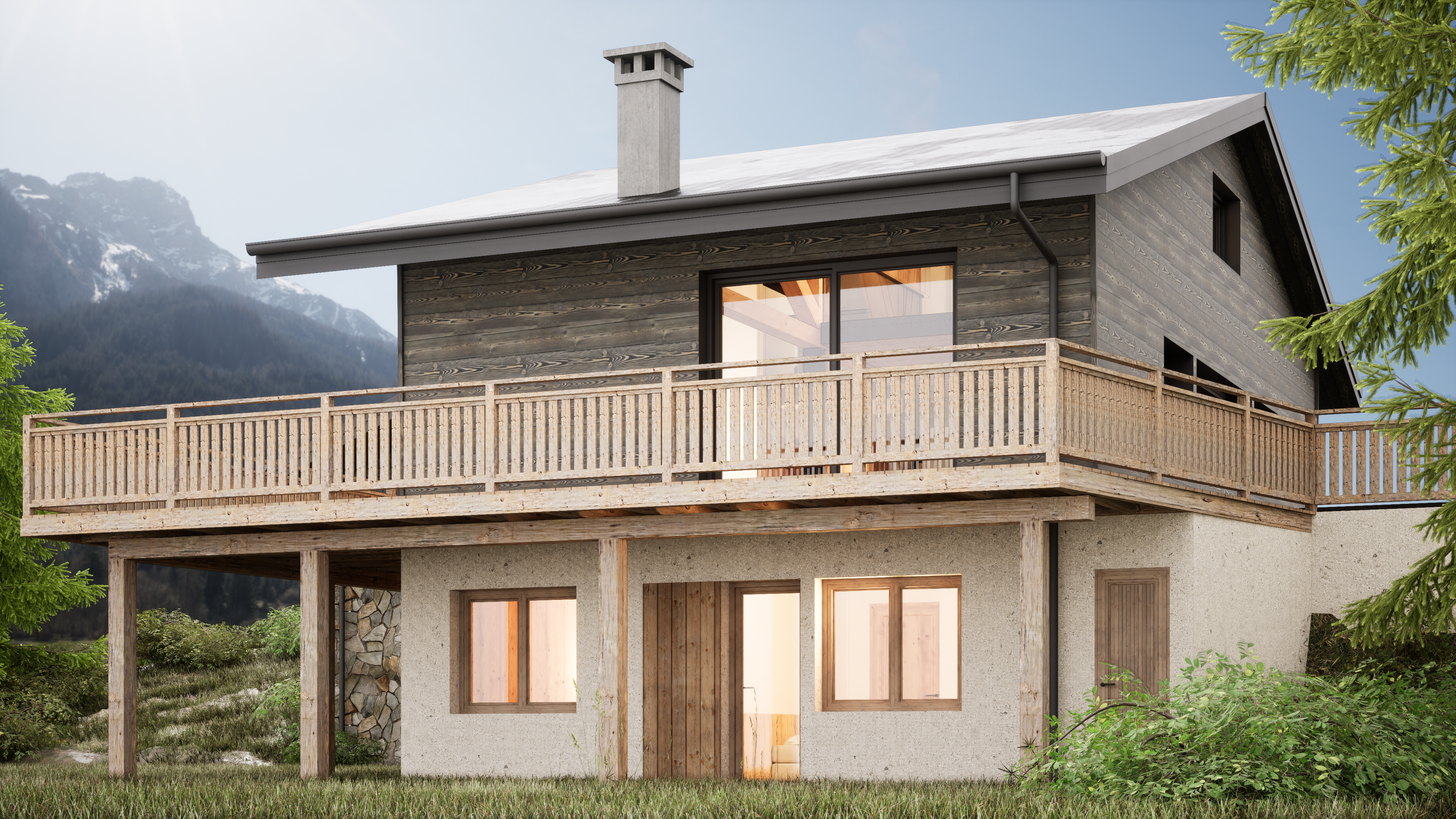 Rénovation complète d'un chalet à l'Alpe d'Huez par Architéa Grenoble Est