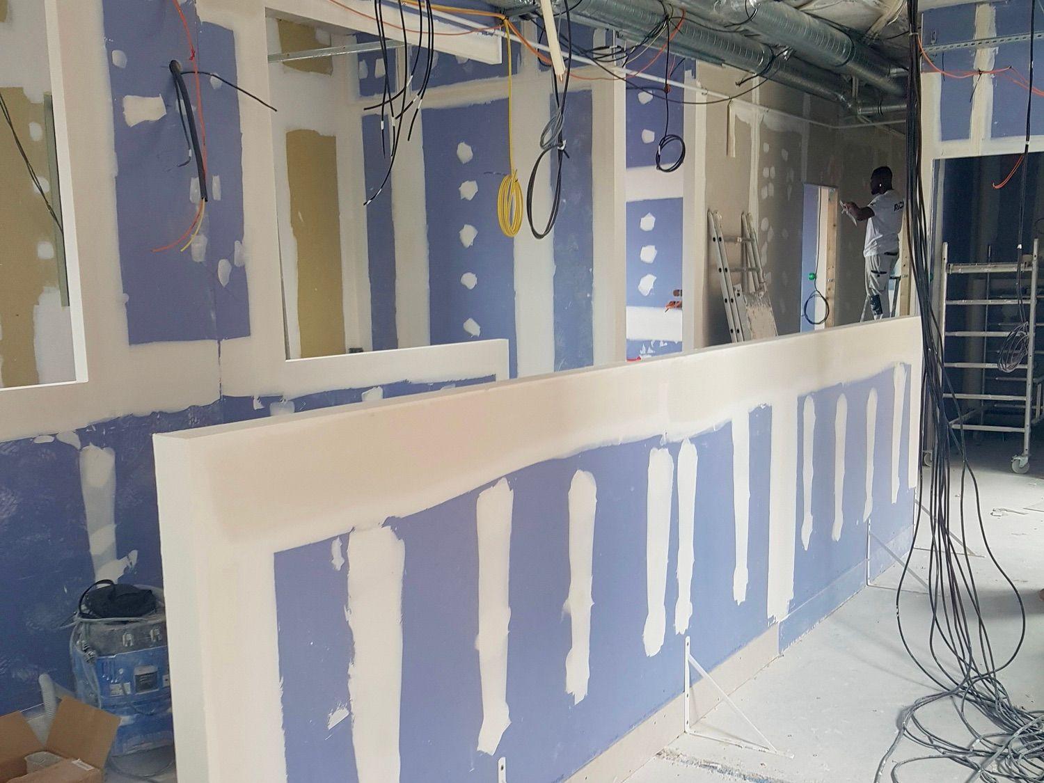 suivi de chantier rénovation laboratoire d'analyses Gleizé