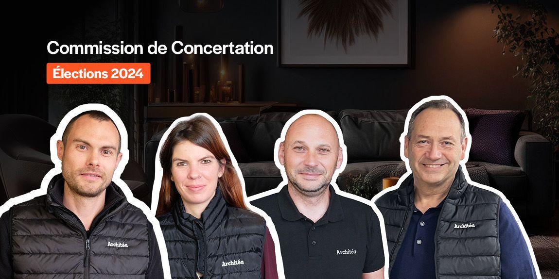 Commission de concertation élue en 2024